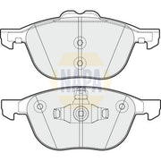 NAPA Front Brake Pad Set NBP1534