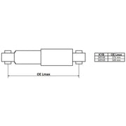 KYB Shock Absorber Damper Strut Rear 349148