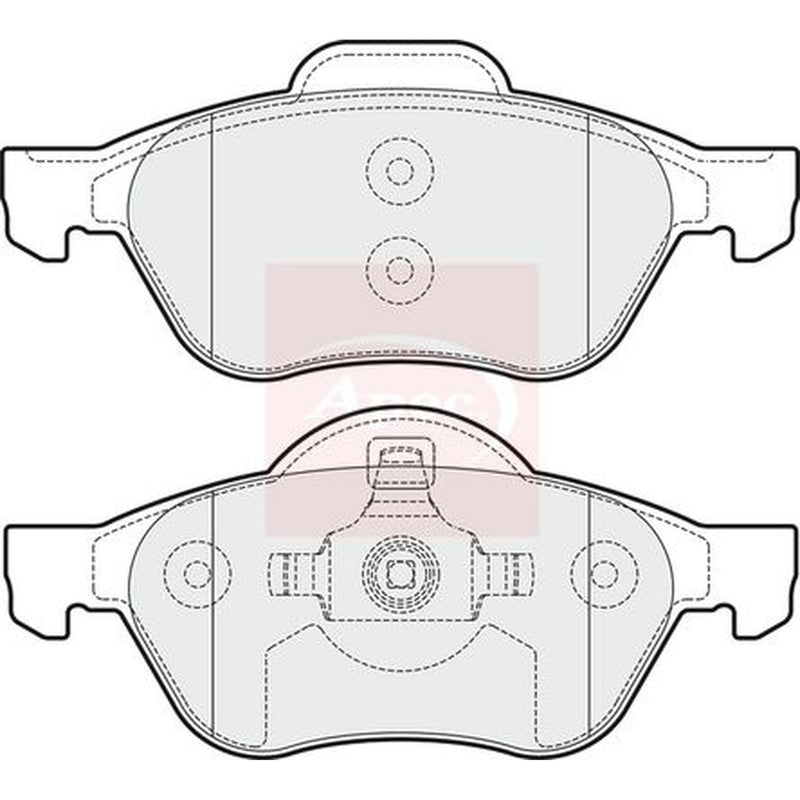 Apec Front Brake Pad Set PAD1716