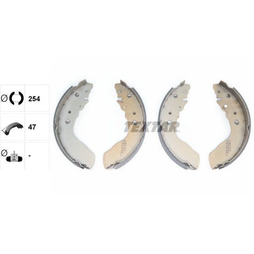 Textar Brake Shoe Set Axle Kit 91051300