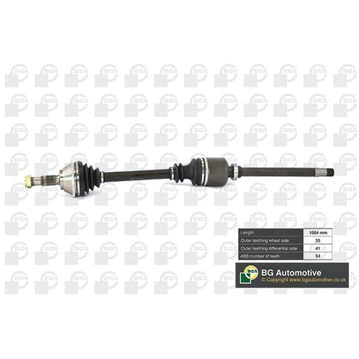 BGA CV Drive Shaft Driveshaft Front Right DS6709RA