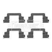Borg & Beck Brake Pad Accessory Fitting Kit Front BBK1412