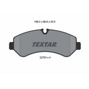 Textar Rear Brake Pad Set 2279101