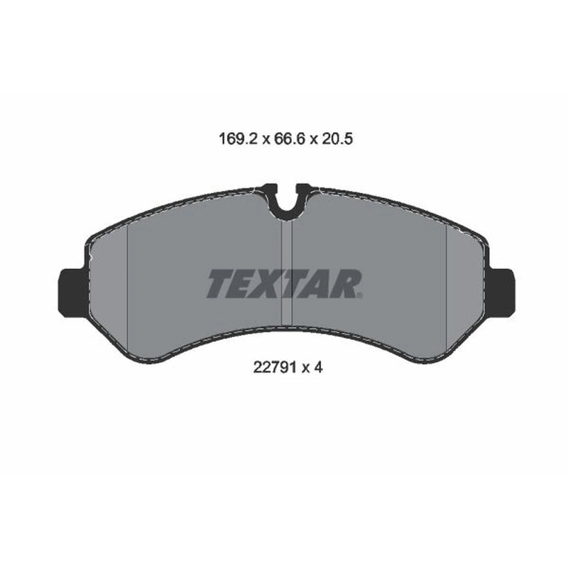 Textar Rear Brake Pad Set 2279101