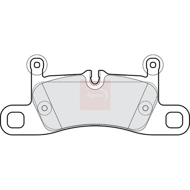 Apec Rear Brake Pad Set PAD2274