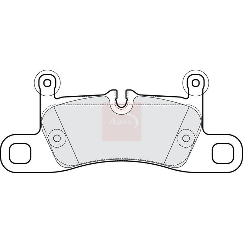 Apec Rear Brake Pad Set PAD2274