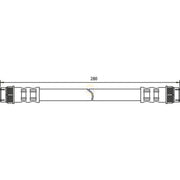 NAPA Brake Hydraulic Hose Line Rear NBH1088