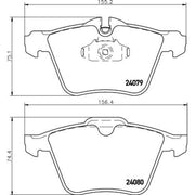 Mintex Front Brake Pad Set MDB3263