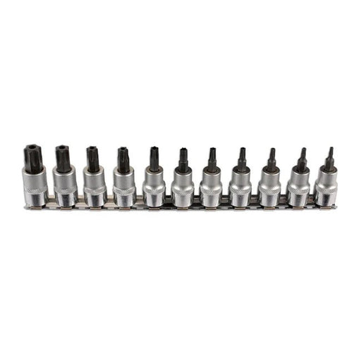 Laser Tools Tamperproof Star Socket Bit Set 3/8"D 11pc - PL