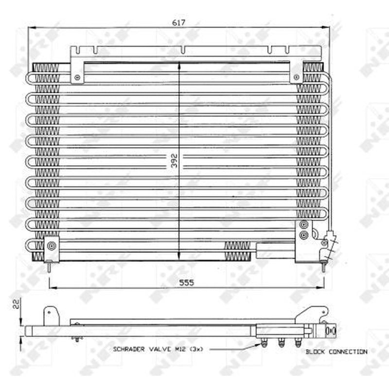 NRF Air Conditioning Condenser 35191