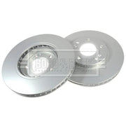 Borg & Beck 2 x Vented Front Brake Discs BBD4591