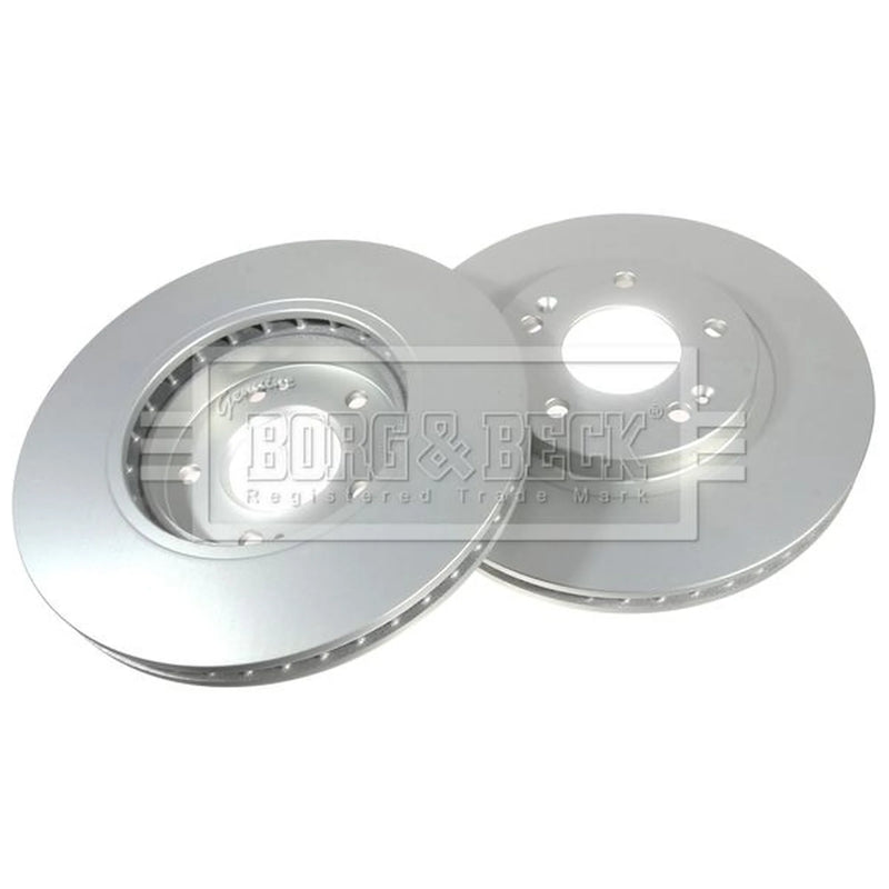 Borg & Beck 2 x Vented Front Brake Discs BBD4591
