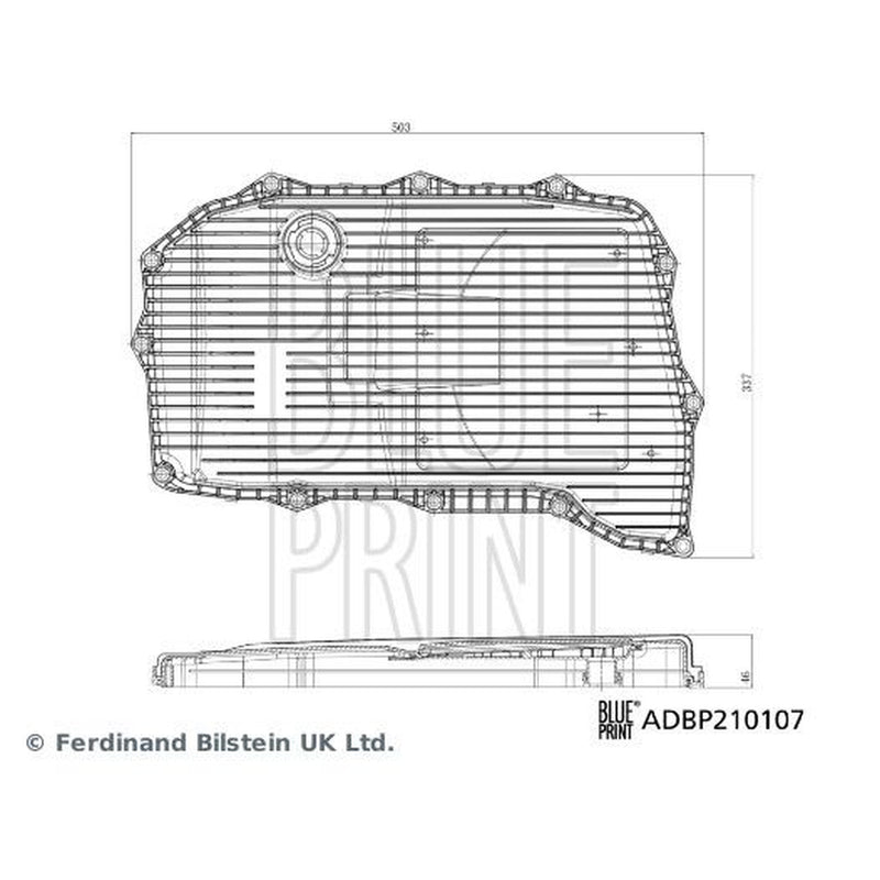 Blue Print Automatic Transmission Hydraulic Filter ADBP210107