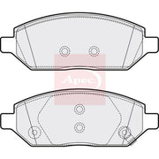 Apec Front Brake Pad Set PAD2098