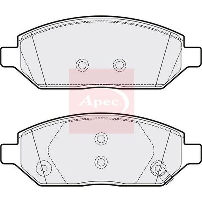 Apec Front Brake Pad Set PAD2098