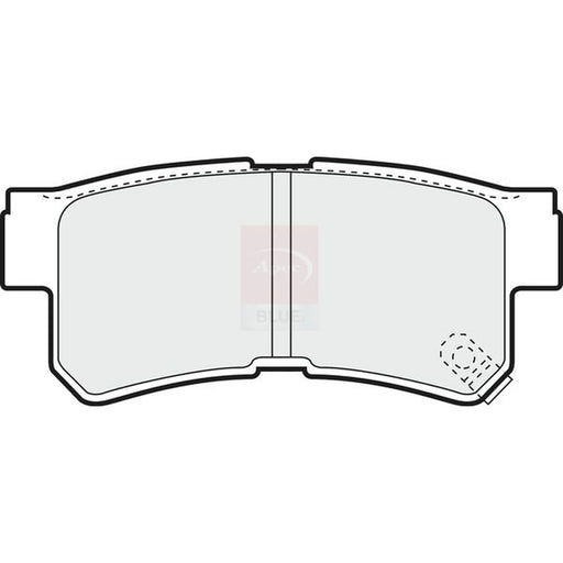 Apec Rear Brake Pad Set PD3812