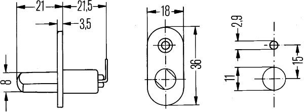 Hella 6ZF 005 388-001 Switch, door contact