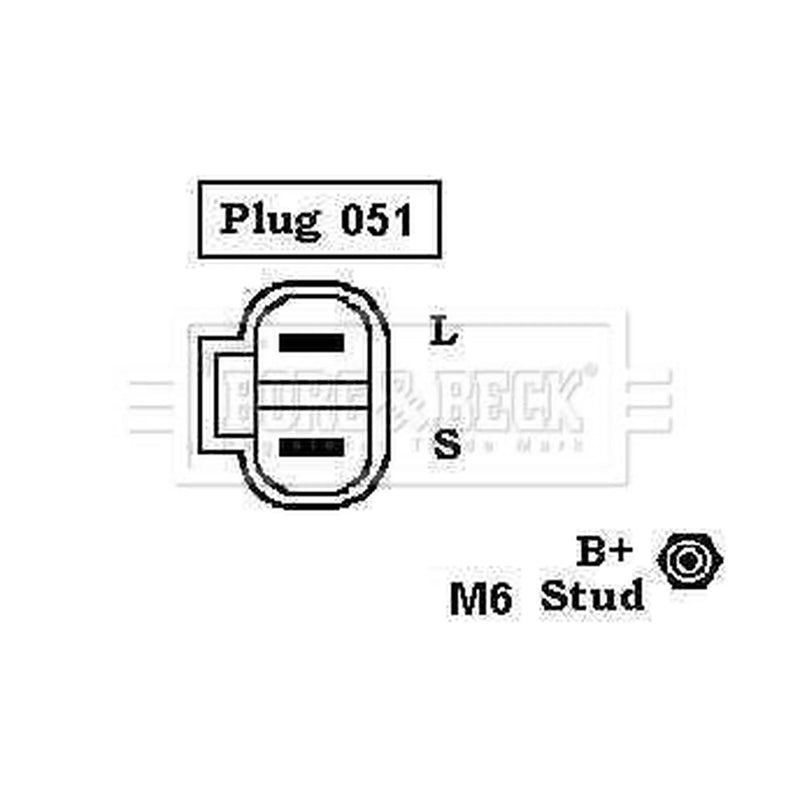 Borg & Beck Car Alternator 12V BBA2199