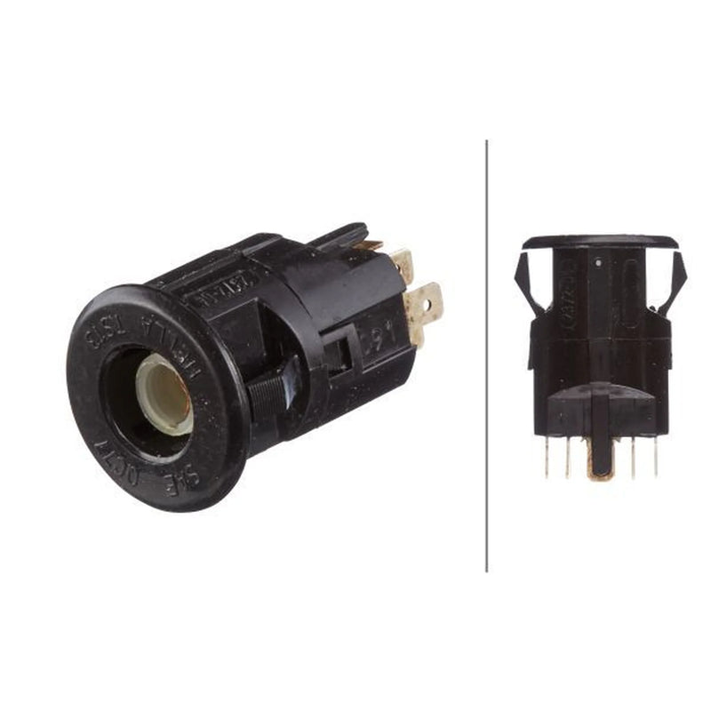 Hella Hazard Warning Light Switch 10 Connectors 6HF 002 372-041