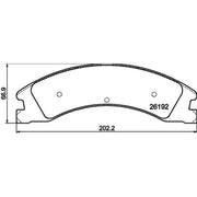 DON Brake Pad Set PCP1828