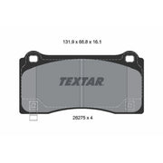 Textar Front Brake Pad Set 2627501