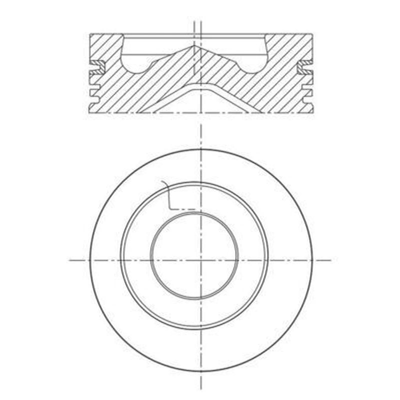 Mahle Piston Cylinder Bore = 98mm 099 PI 00138 000