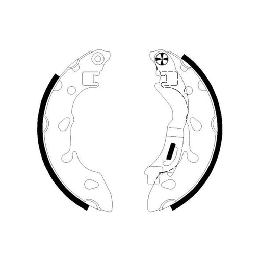 Textar Brake Shoe Set Axle Kit 91079700