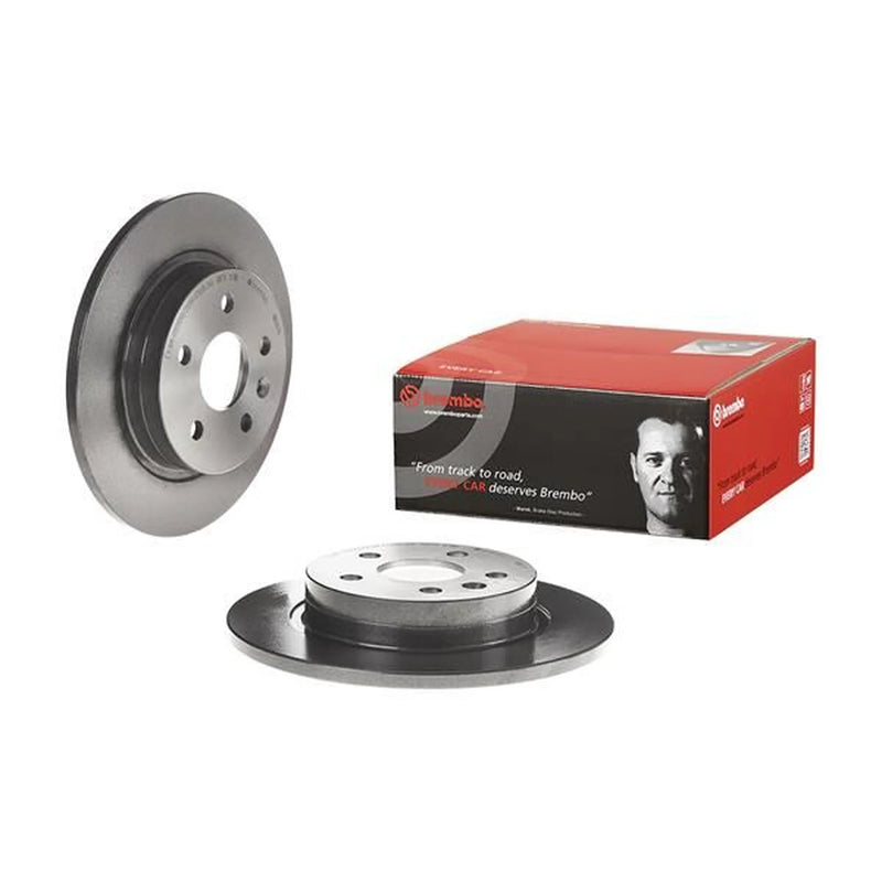 Brembo 2 x Solid Rear Brake Discs 08.B357.11