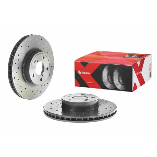 Brembo Xtra 2 x Perforated/Vented Front Brake Discs 09.5674.2X