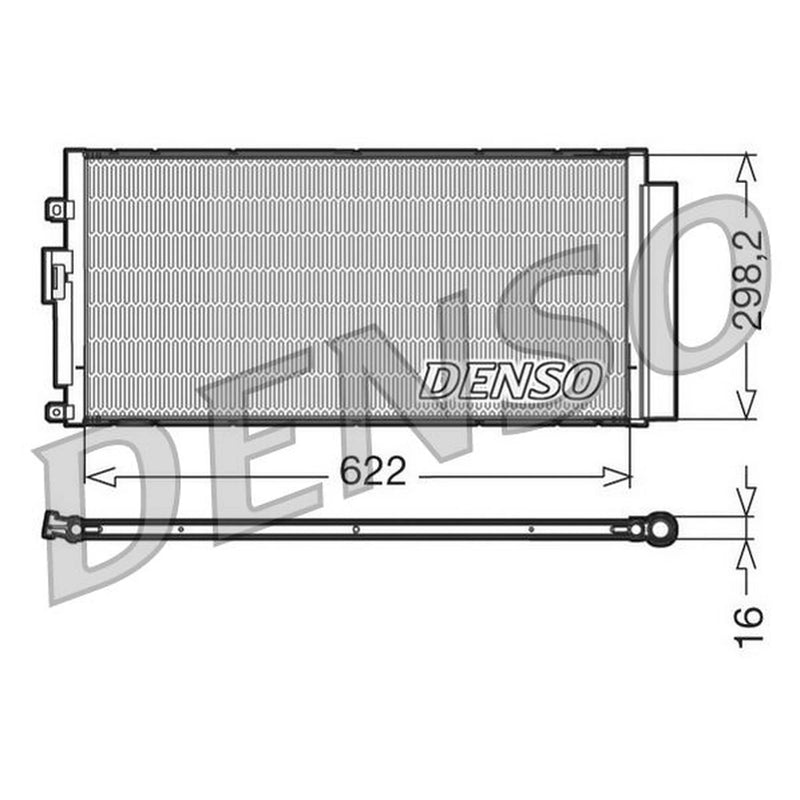 Denso Air Conditioning Condenser DCN09046
