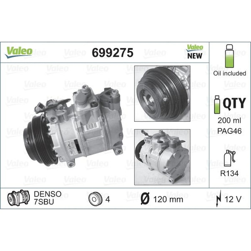 Valeo Air Conditioning Compressor 699275