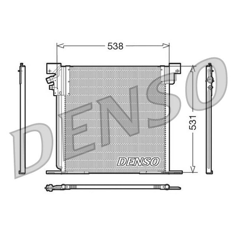 Denso Air Conditioning Condenser DCN17030