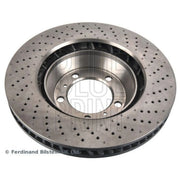 Blue Print 2 x Perforated/Vented Front Brake Discs ADBP430056