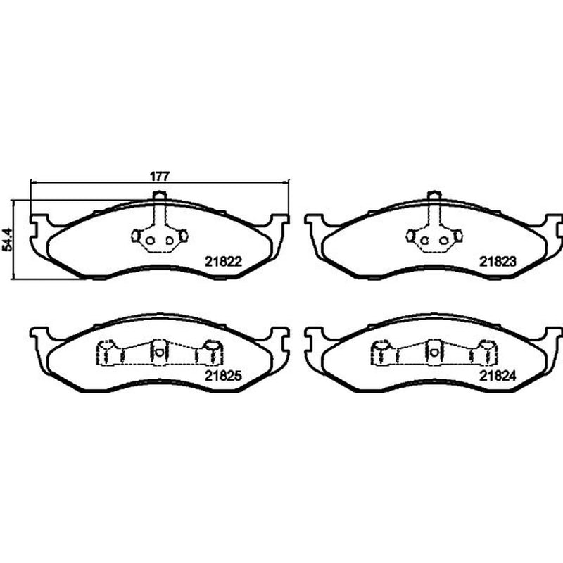 DON Front Brake Pad Set PCP1864