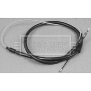Borg & Beck Handbrake Cable Left Rear BKB3078