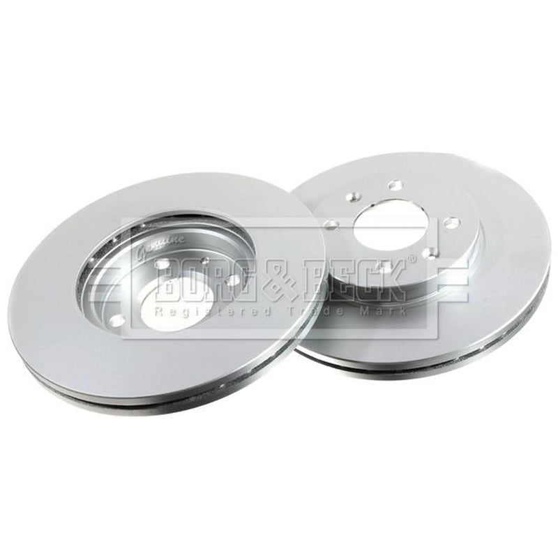 Borg & Beck 2 x Vented Front Brake Discs BBD5239