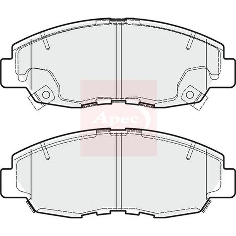 Apec Front Brake Pad Set PAD1848