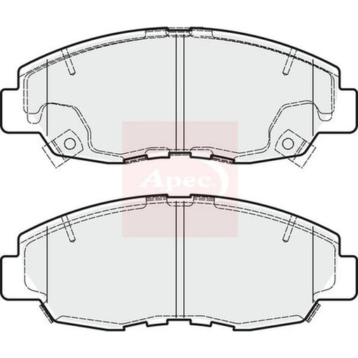Apec Front Brake Pad Set PAD1848