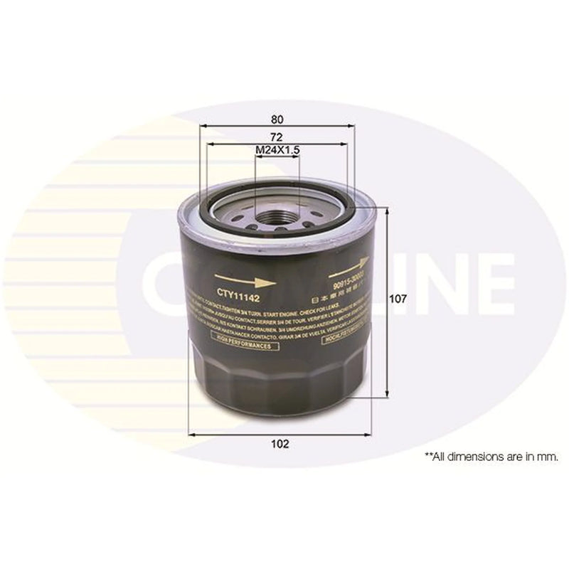 Comline Engine Oil Filter CTY11142