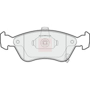Apec Front Brake Pad Set PAD1011
