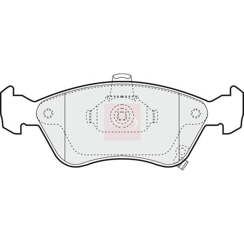 Apec Front Brake Pad Set PAD1011