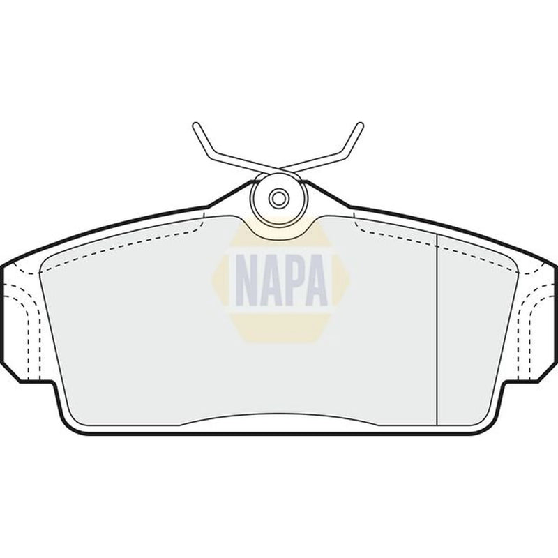 NAPA Front Brake Pad Set NBP1708