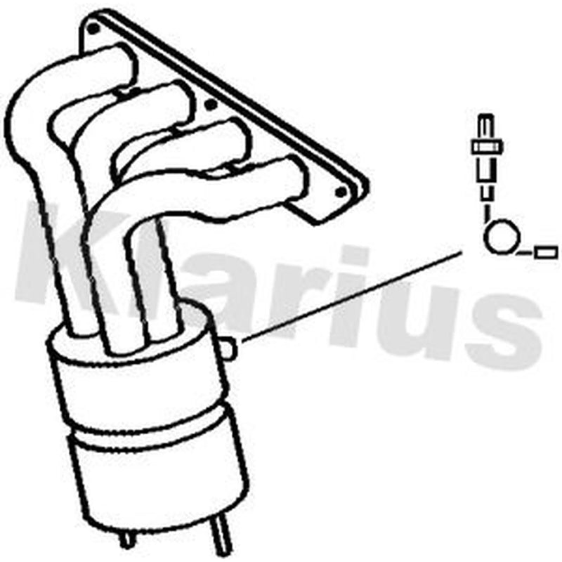Klarius Catalyst Type Approved With Pipe 321723