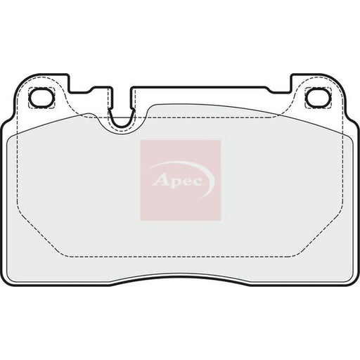 Apec Front Brake Pad Set PAD1936