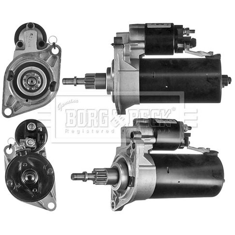 Borg & Beck Starter Motor 12V 1.7kW 10 Teeth BST2383