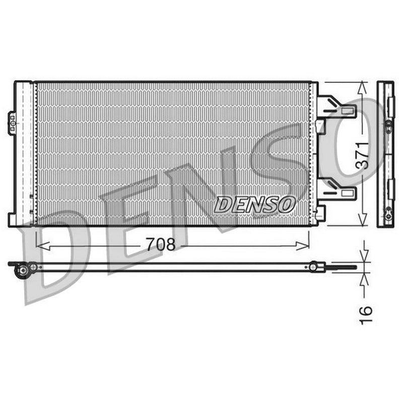 Denso Air Conditioning Condenser DCN07002