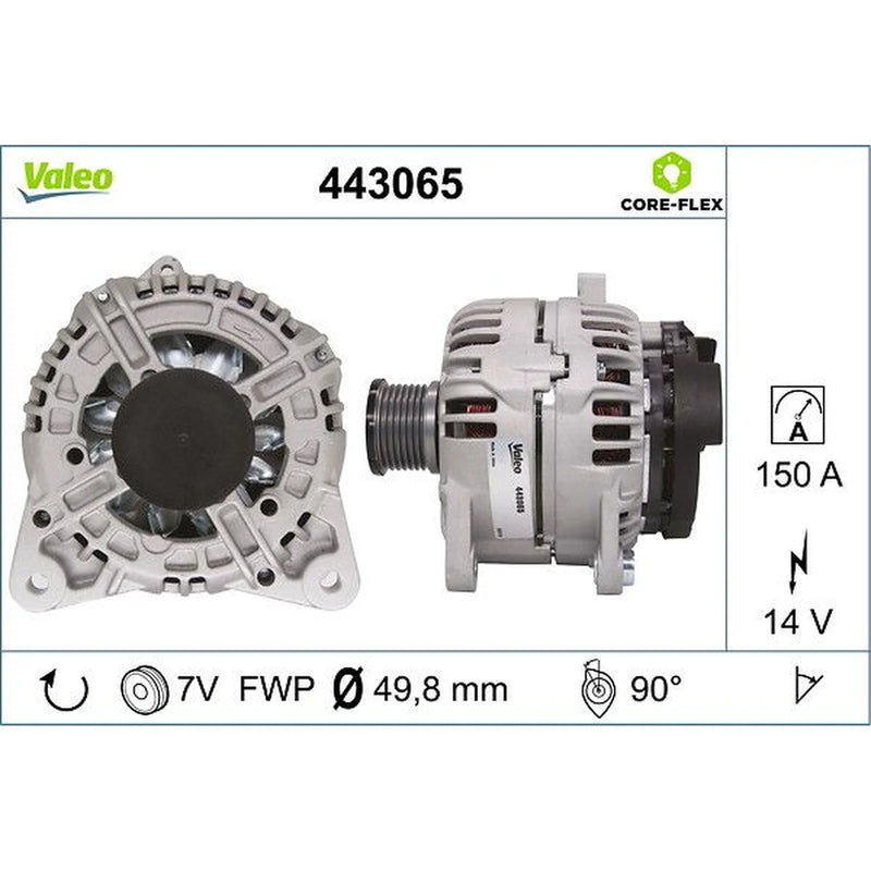 Valeo Car Alternator 12V 443065