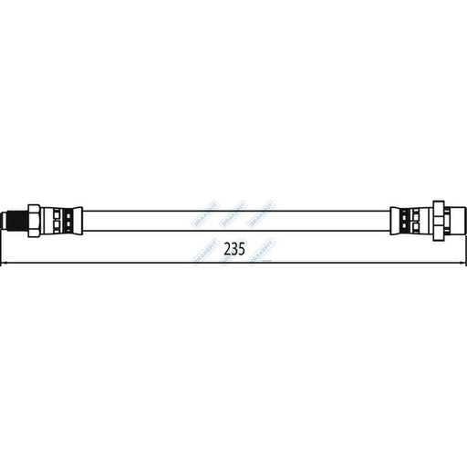 Apec Brake Hydraulic Hose Line Rear BHO4218