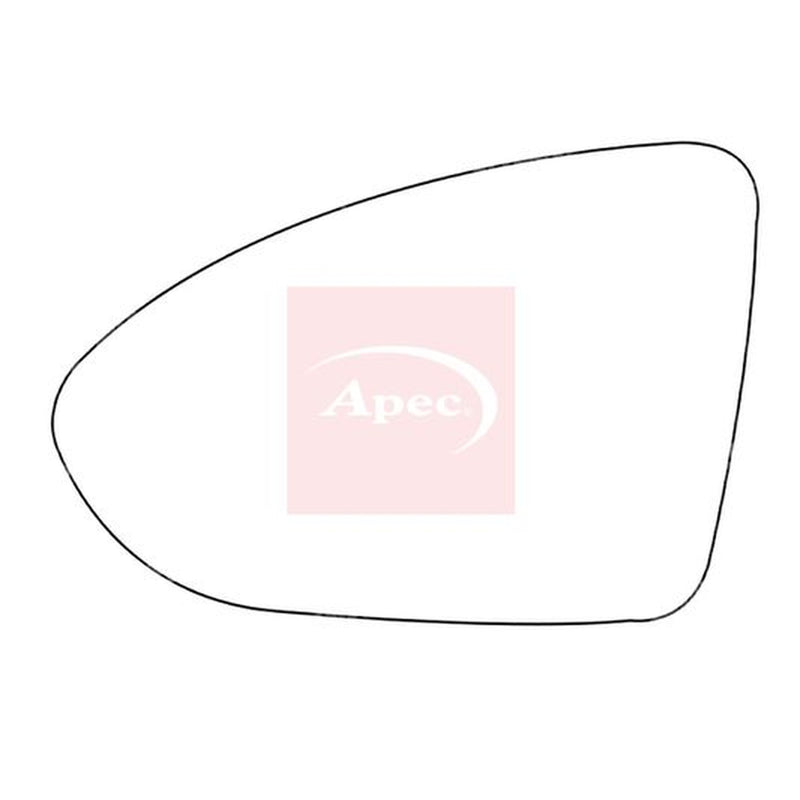 Apec Exterior Wing Mirror Glass Left AMS2051A