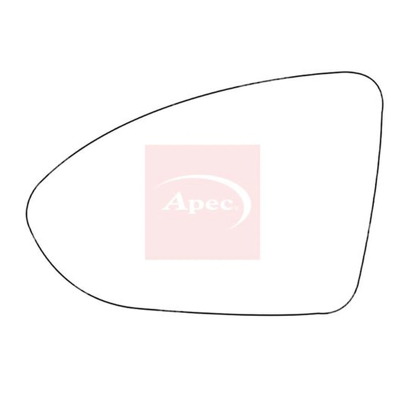 Apec Exterior Wing Mirror Glass Left AMS2051A